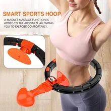 Walright Home Training Loose Weight Portable Smart Adjustable Sport Hoops Abdominal Muscle Waist Trainer Hula Ring Circle