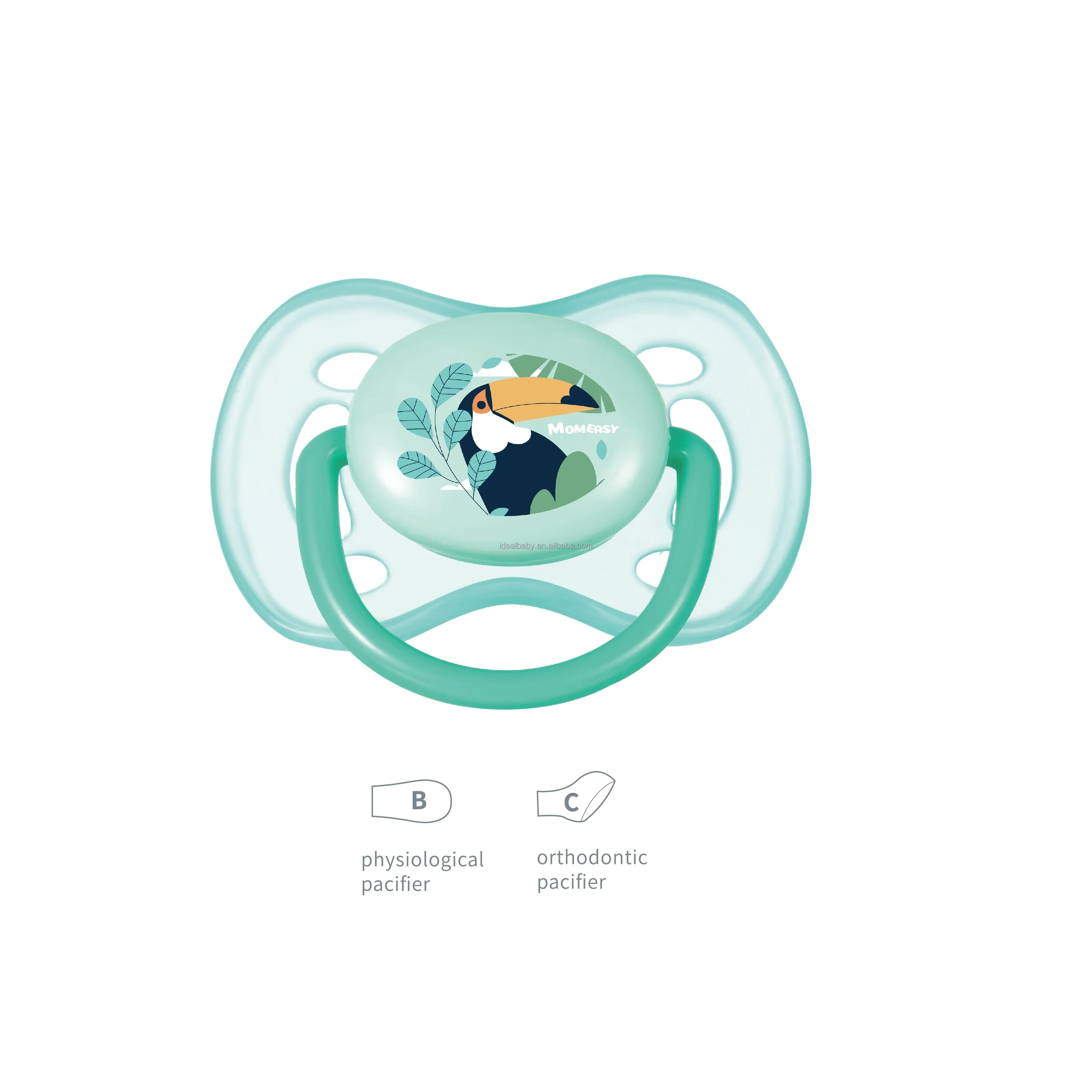 BPA Free Baby Pacifier Silicone Baby Soother