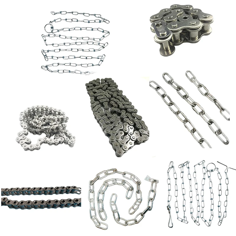 12B Stainless steel metal link chain 304 ordinary steel series roller chain best supplier
