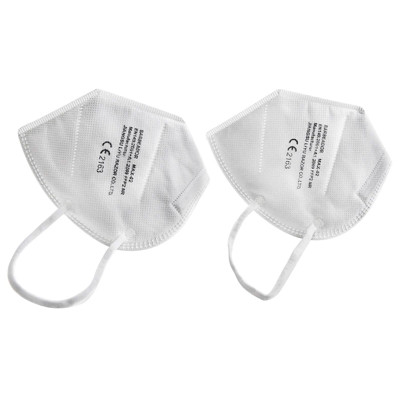 
white color CE FFP2 mask and CE2163 EN149 certificate with KN95 face mask 