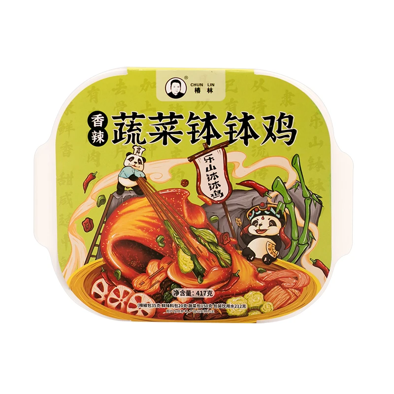 Chinese Instant Spicy Hot Pot Snacks Spicy Hot Pot bo bo Chicken with the Best Flavor