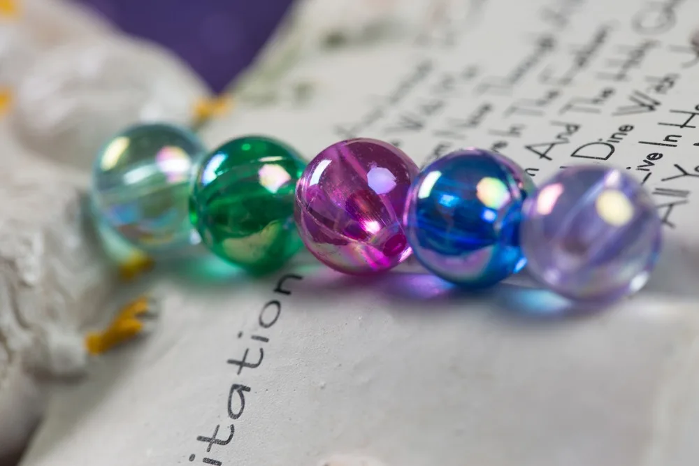 All round with hole Fancy AB color beads for jewelry making