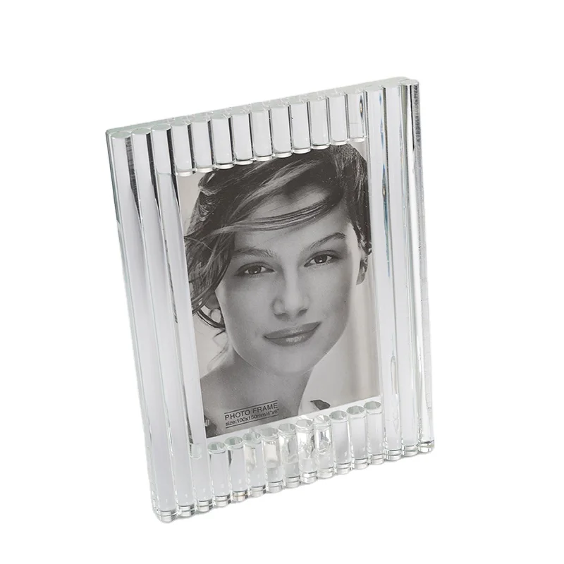 Elegant Crystal Photo Frame Picture Frame For Wedding Home Office Table Display