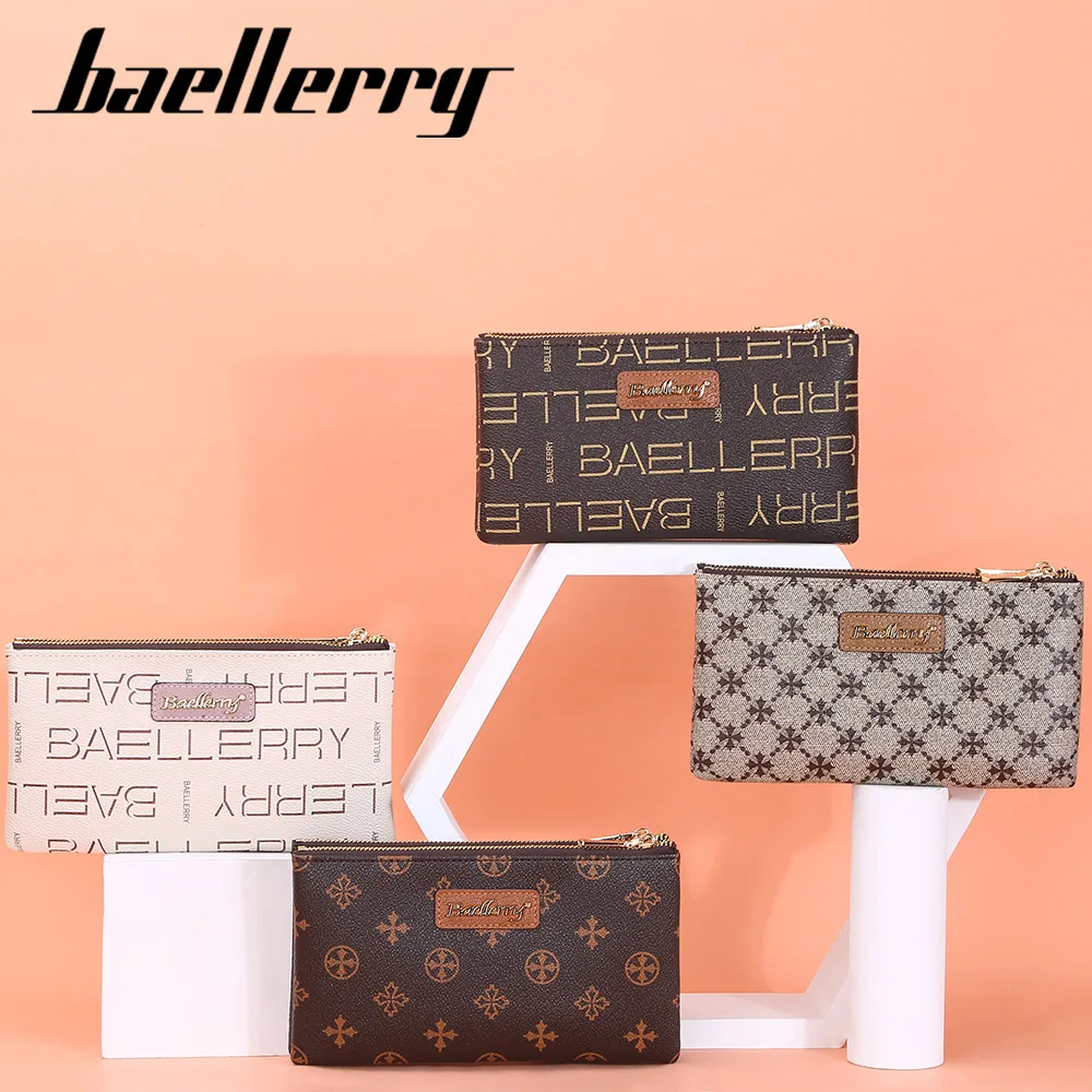 Baellerry Vintage Women Print messenger bag double zipper double layer clutch bag Korean Ladies shoulder bag