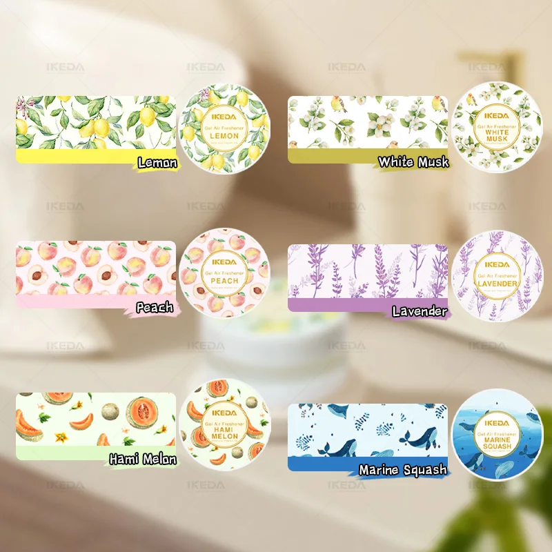 New Arrival Home Fragrance 1.06 Pound Natural Essential Oils Air Freshener Solid Gel Odor Air Freshener