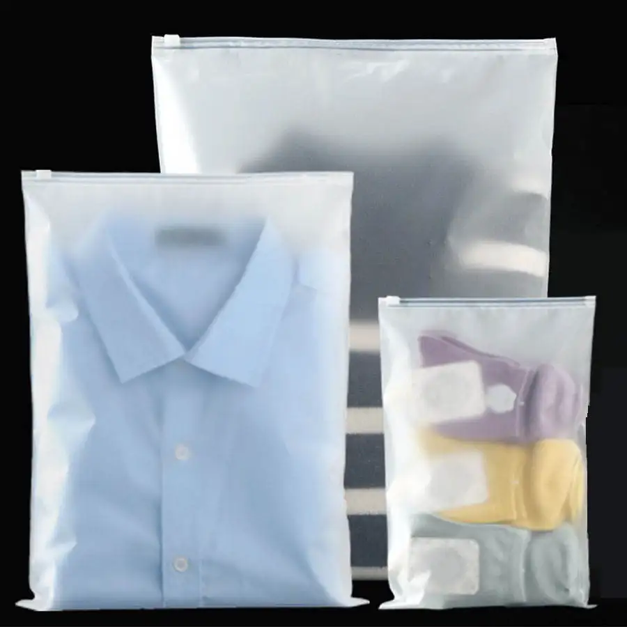 Custom Zip Lock Bag For Clothing Brand Apparel Packaging Bags Polythene Personalised Garment Packaging Zip Package