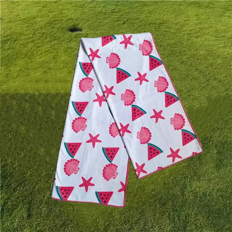 Free Design Custom Beachtowel Beach Towel With Logo Custom Print Fast Shipping Summer Large Microfiber Beach Towel Microfiber