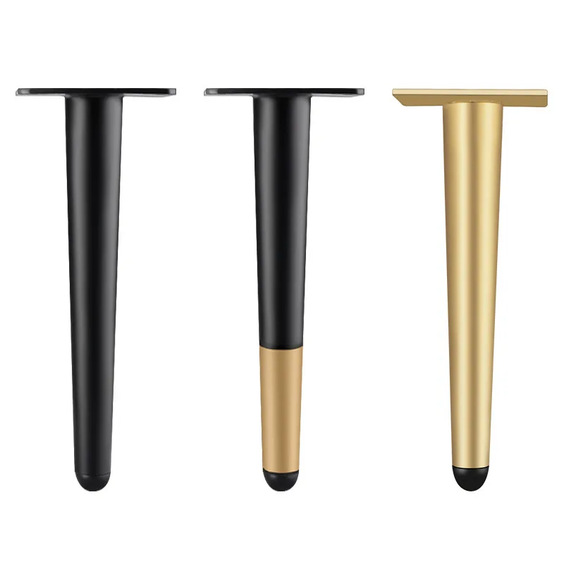 Iron Furniture Support Legs Cabinet Table and Sofa Foot Hardware Sofa Feet for Metal Furniture Pads
