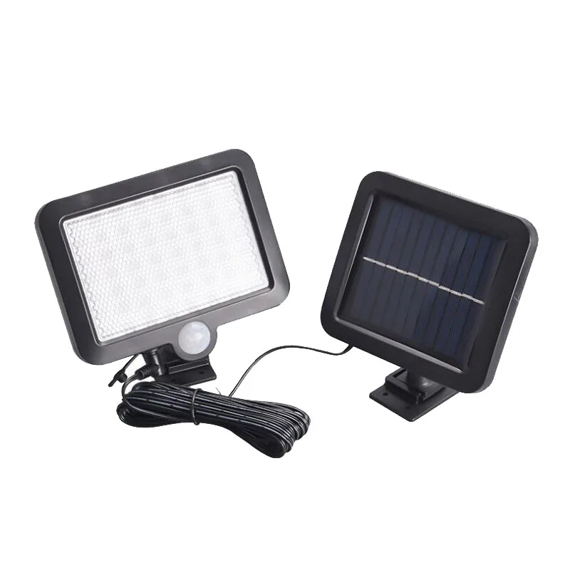 56 98 100  108 120 128 COB LED Outdoor Waterproof Outside Exterior Solar Garden Fence Wall Motion Sensor Solar Security Light