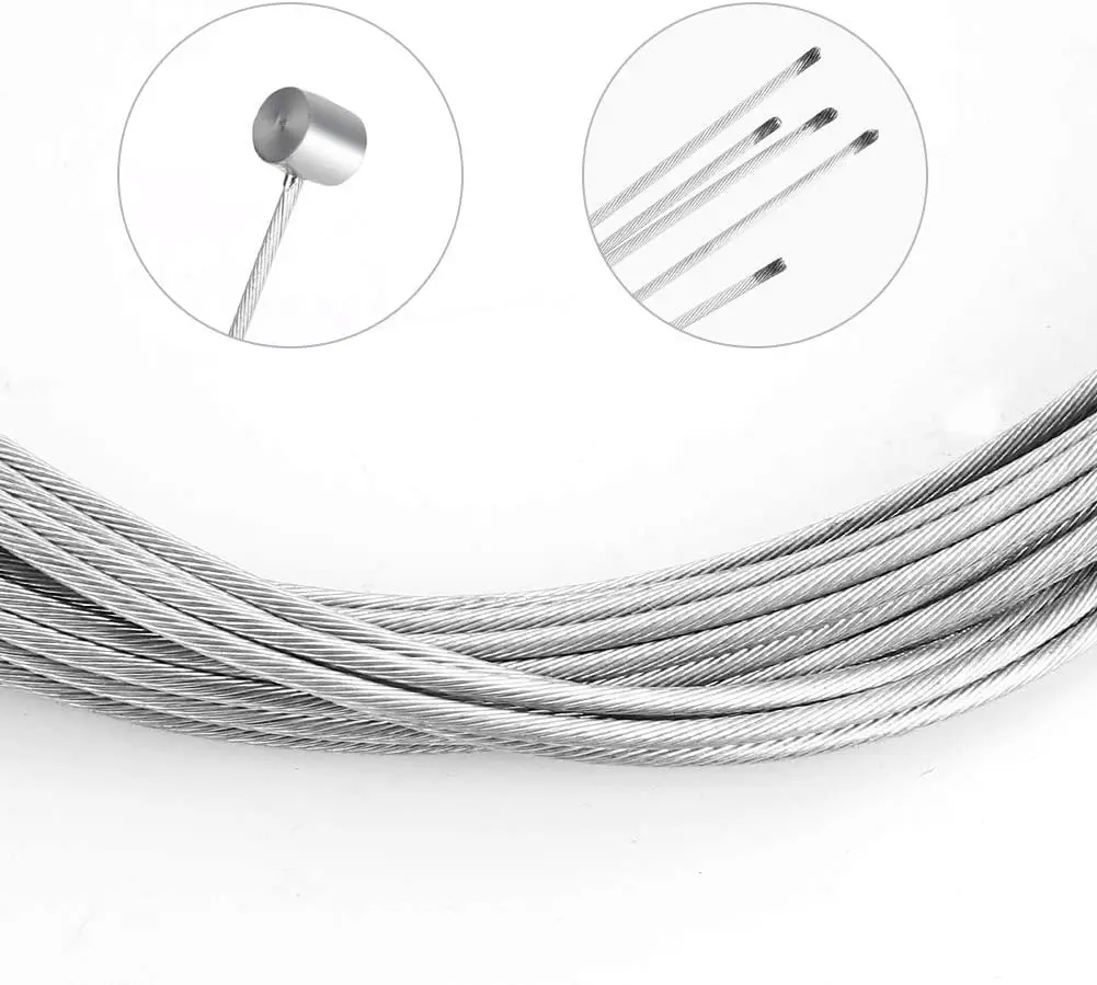 Road bike MTB Bike Fixed Gear Bicycle Brake Line Shift Brake Cable Sets Core Inner Wire Steel Speed line cable