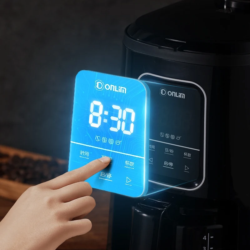 
Home multifunctional coffee bean grinding and heating tea smart American coffee machine coffee machine fully automatic 