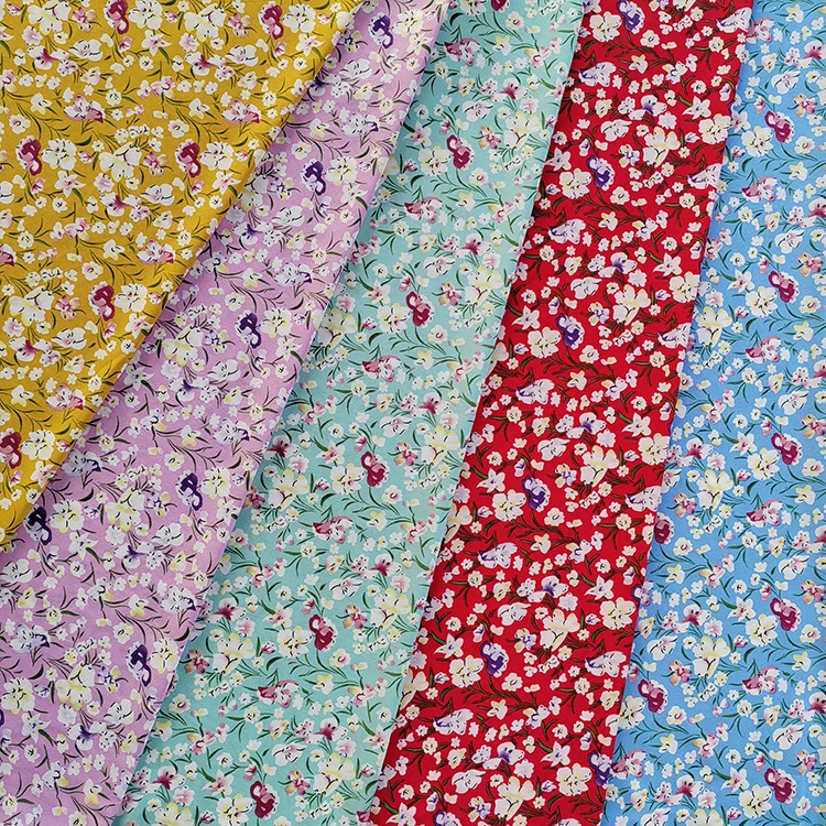 100% Polyester Stretch Plaid Velvet Fabric Printed Flowers Velvet Fabric Polyester Spandex Stock Lot