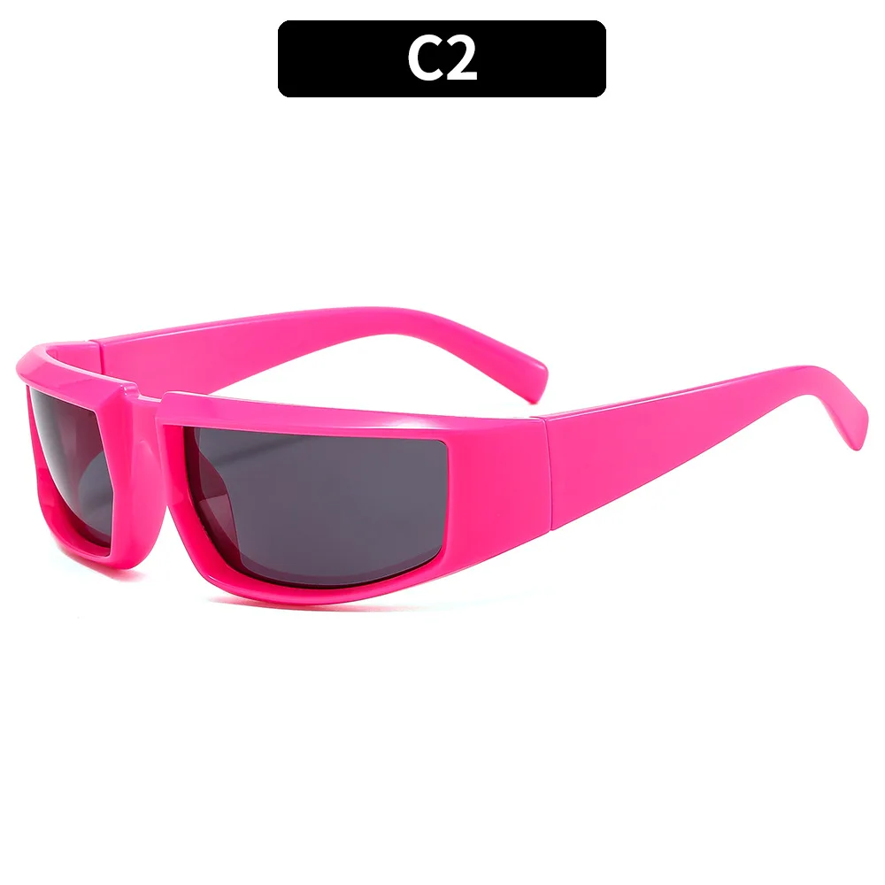 OTO 2022 new sport y2k sunglasses women hip hop sun glasses men mirror lens shades wholesale
