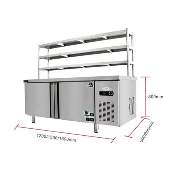 Stainless Steel Commercial Undercounter Fridge/ WorkBench Chiller/ Work Table Refrigerator