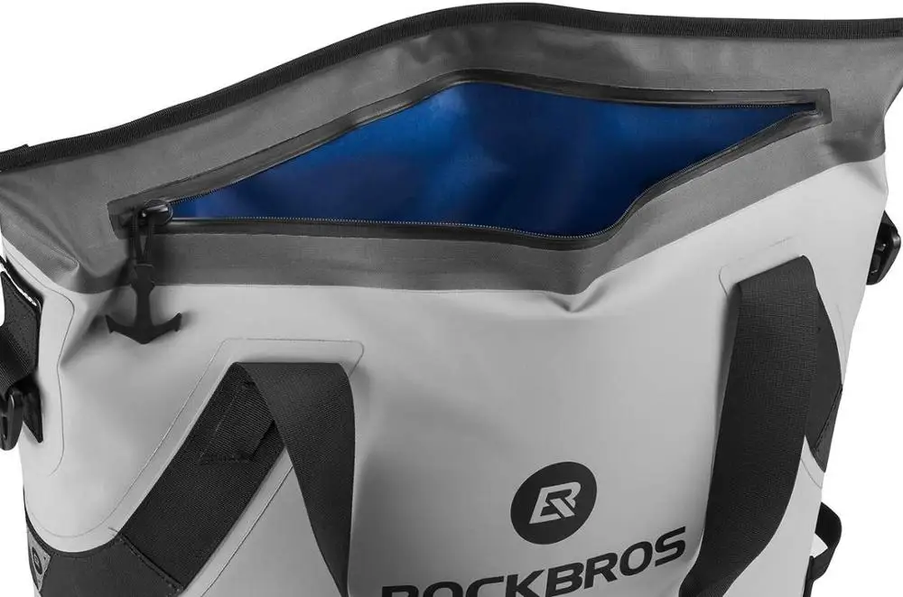 ROCKBROS очень большая джинсовая изолированная сумка для обеда еды без бисфенола А уличная водонепроницаемая сумка-холодильник