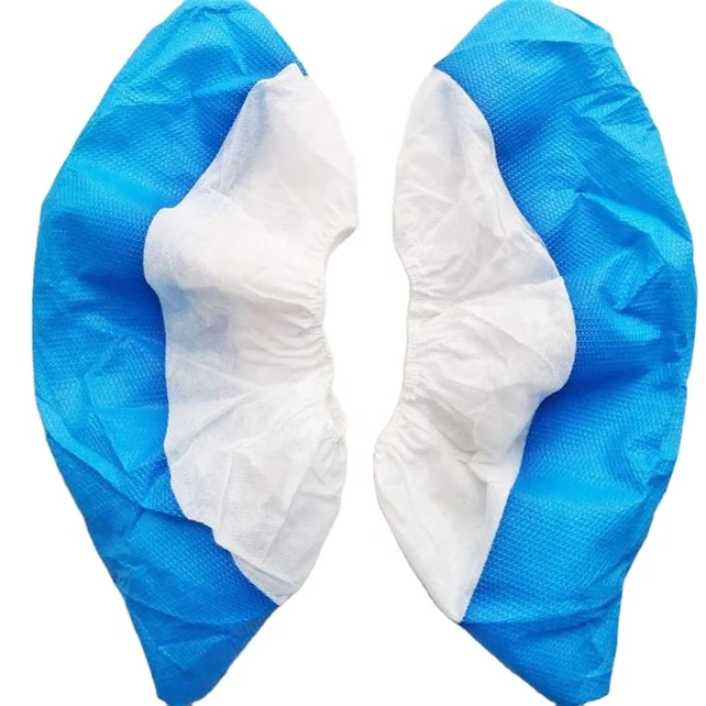 
Anti-slip wholesale hospital sanitary disposable non-woven shoe cover eco-friendly non skid disposable shoe cover 