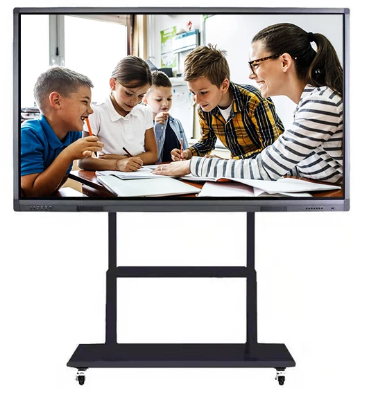 55 Inch Smart Interactive Education Whiteboard Touch Screen Lcd Display With Multiple screens Build in  Speakers