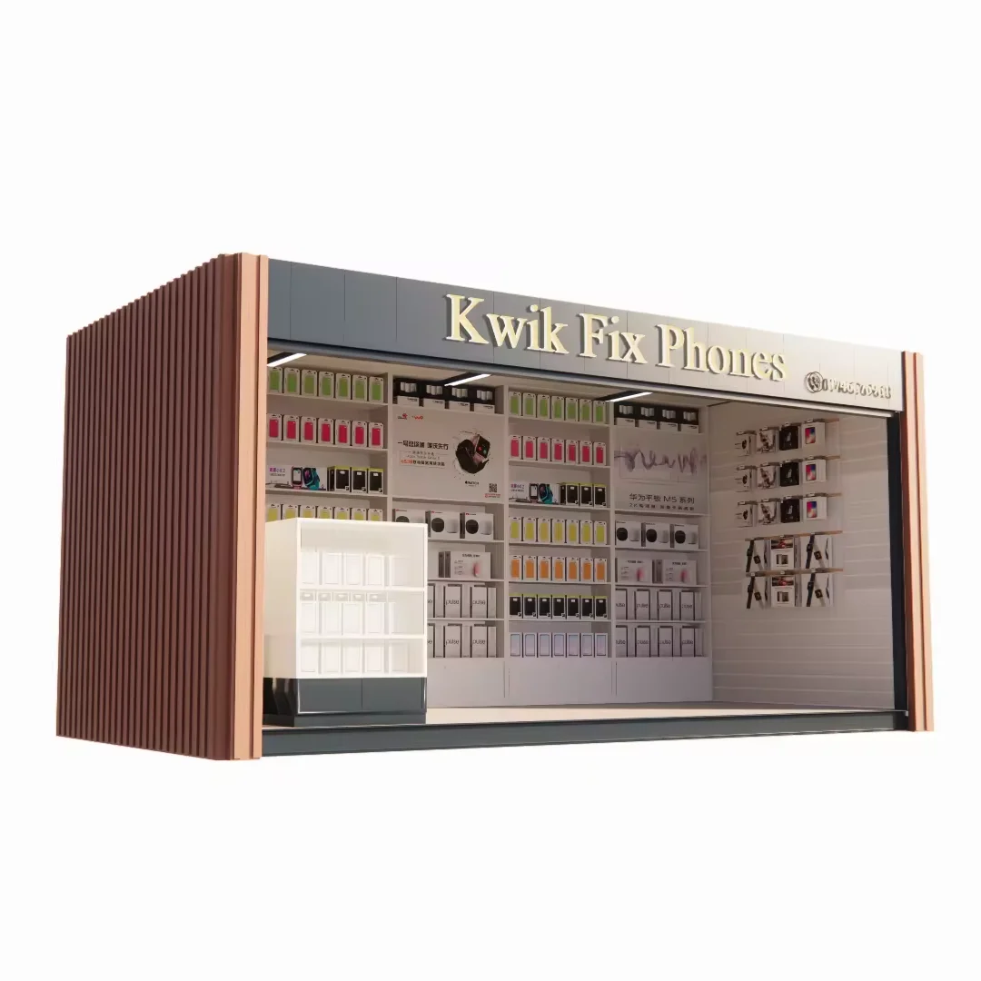 Outdoor Mobile Container Prefabricated Shops Stores 20ft Prefab Leisure Container House Commercial Container Store For Dormitory