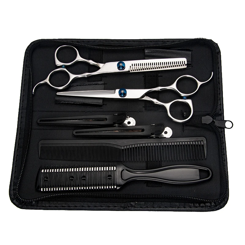 Salon barber shear set kit wholesale hair scissors group salon scissors
