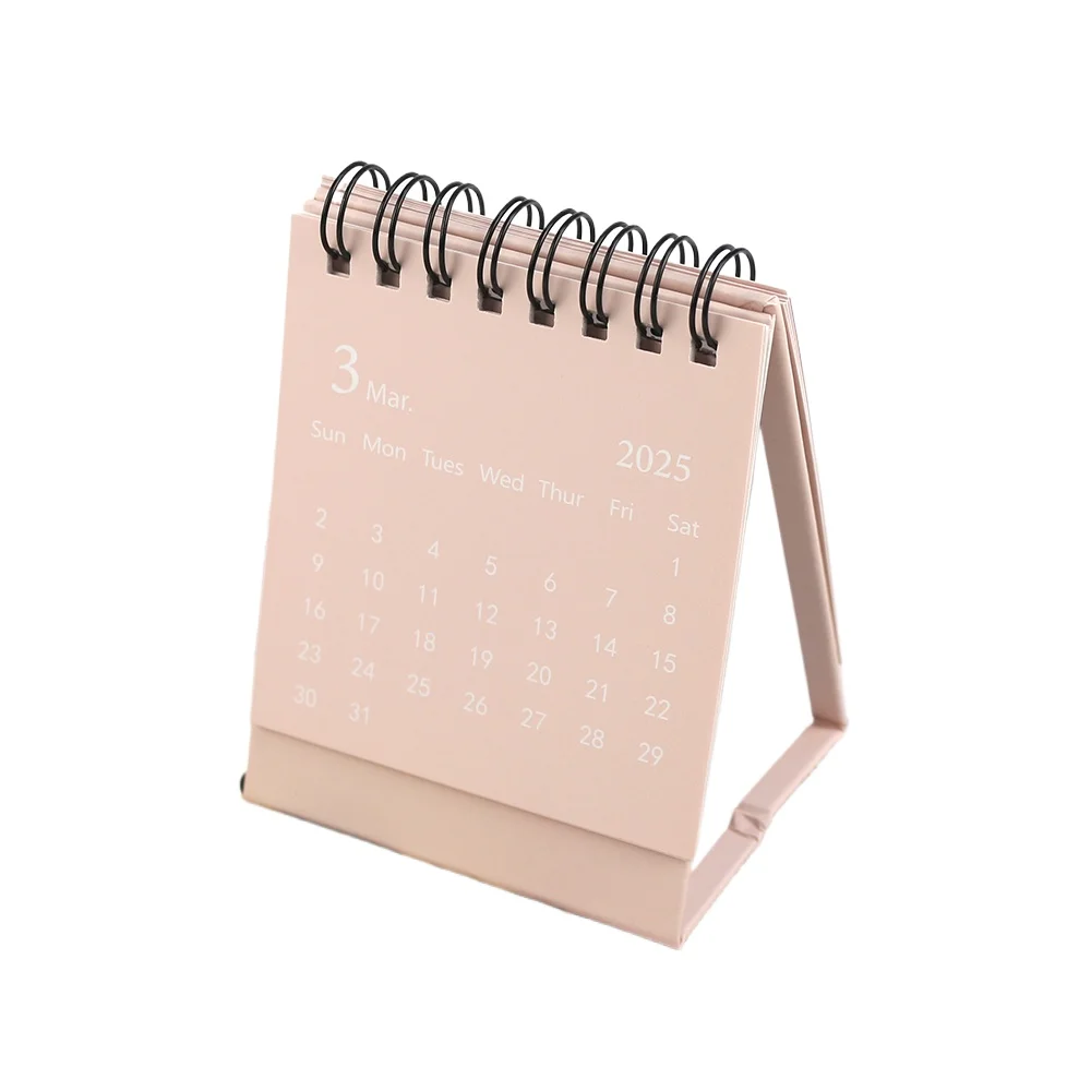 Wholesale Full Color Custom Design Calendar 2025 New Yearly Monthly Desk Wall Calendar Printing Logo Style Calendar