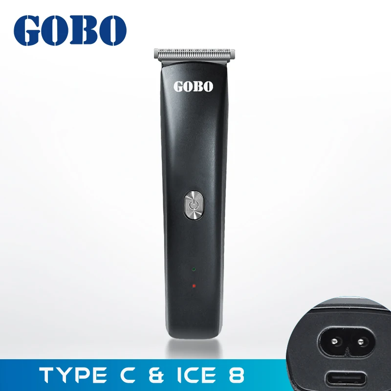 Professional Cordless Portable Rechargeable Electric Hair Clipper Cutter Hair Trimmer Online Selling Hot Men Black