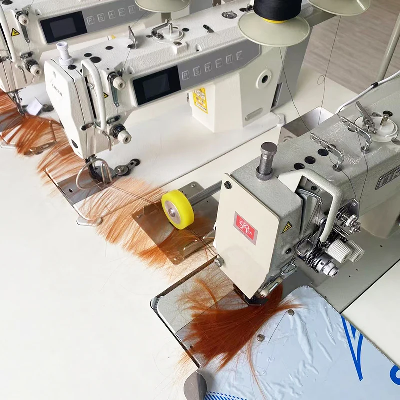 Net red wig triple row hair sewing machine Fashion age reduction wig knitting equipment wig sewing machine RN-872JF