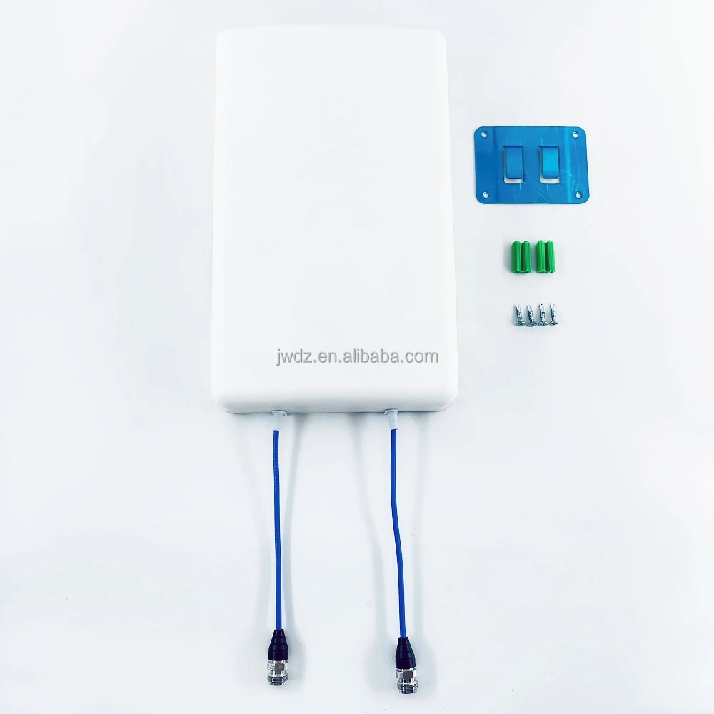 4G 5G Lte  Wifi Dual Polarization Flat Wall Mounting Waterproof mimo Directional  Panel Antenna