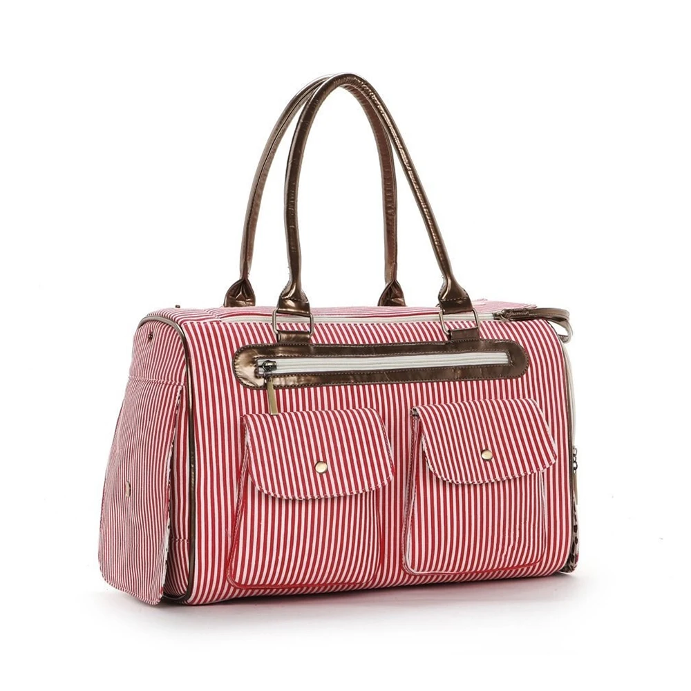 Wholesales Luxury Designer Pet Handbag Women Shoulder Tote Bag Carrier for Small Cat Dog Rabbit Quality Shoulder Carrier