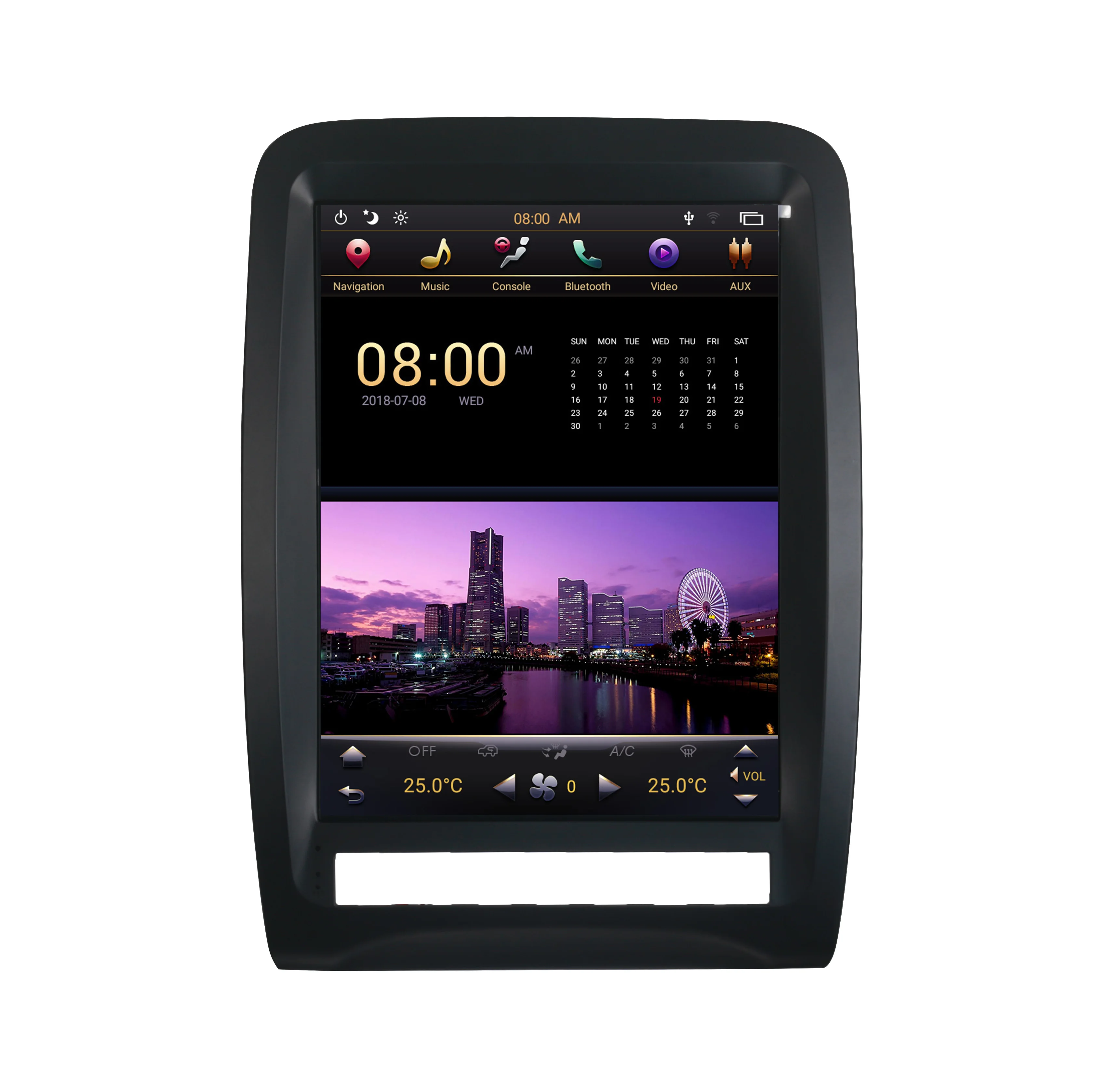 Tesla Vertical Screen Android 9 GPS Navigation Car Radio Stereo Player For Dodge Durango 2011