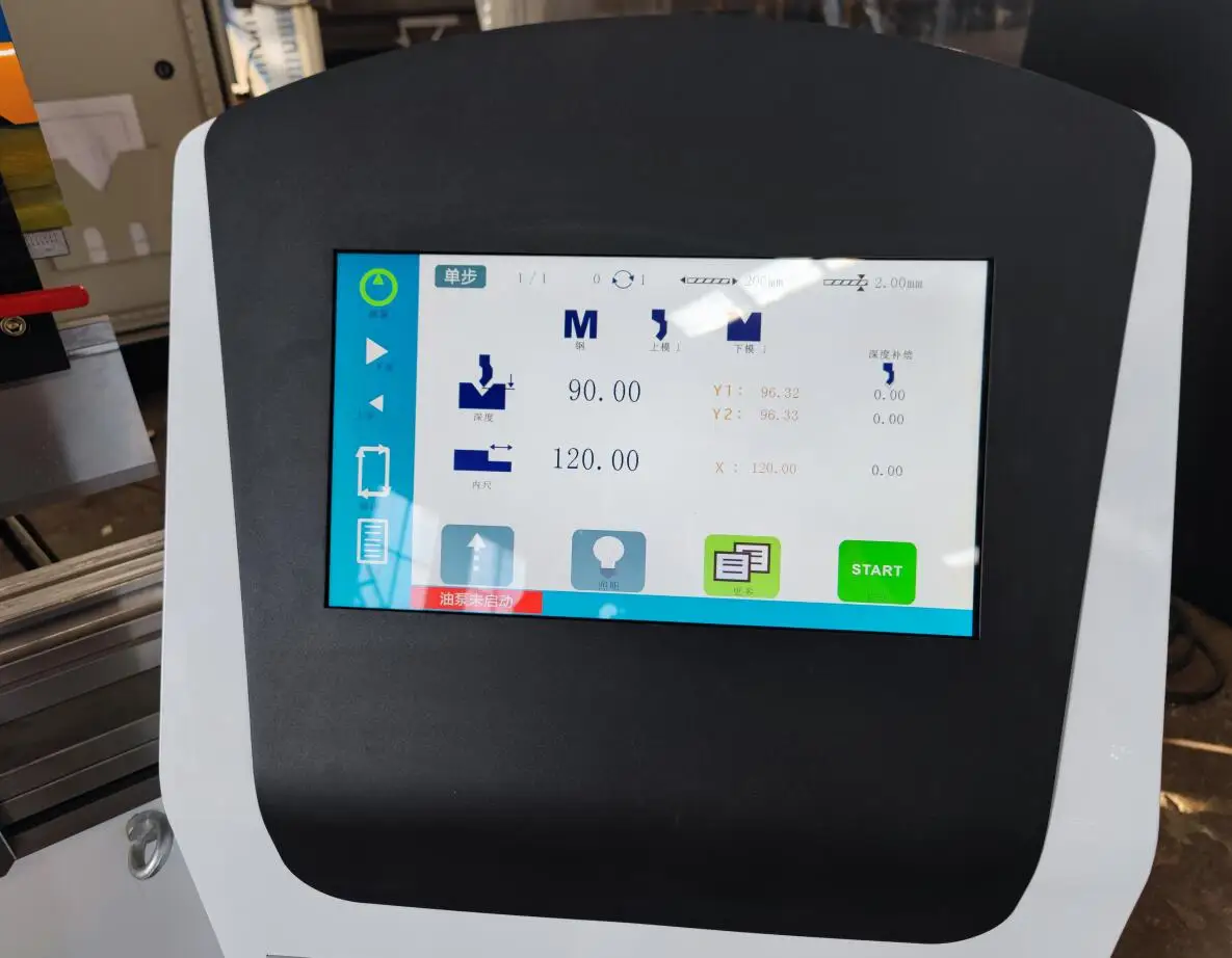 NEW Design Tp10s Controller 160Ton 3200mm CNC Hydraulic Press Brake with 4+1Axis