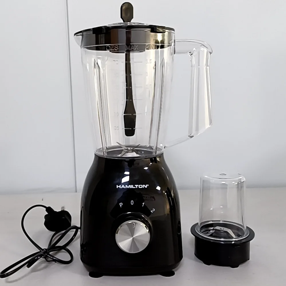 Good Quality 2 In 1 350W 2 Speeds 1.5L Or 1.75L Plastic Jar Electric Blender Table Blender Food Blender