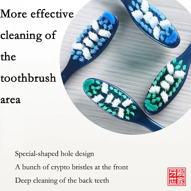 China adult toothbrush dupont tynex tooth brush travel teeth brush with cover