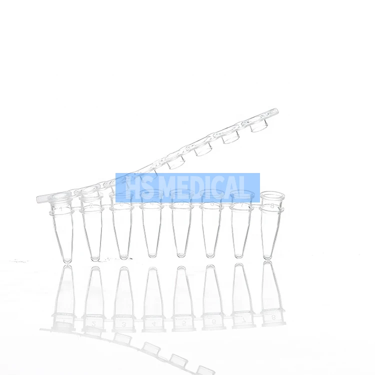 Медицинские другие лабораторные принадлежности Hs, пластиковая pcrtest-трубка 02 мл 02 мл 8 полос, ПЦР-трубки, тест на антиген ПЦР 8 полосок 01 ПЦР-палка