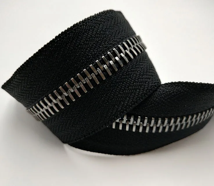 
Metal Zipper Brass Aluminum Iron Teeth Zipper For Shoes Garment Bag Zip 