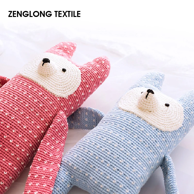 ZENGLONG текстиль oem 100 г 5ply хлопчатобумажная акриловая смешанная пряжа однотонная окрашенная необычная ручная вязка