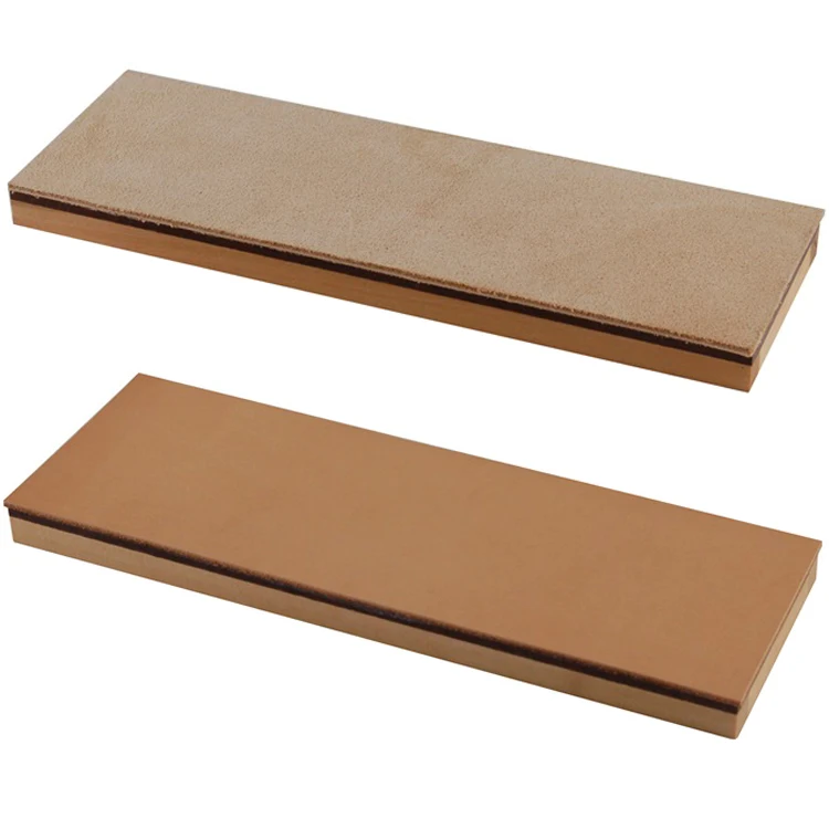 Premium quality double sides leather strop sharpening