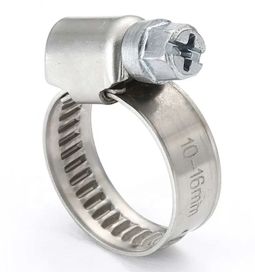 Good quality DIN 3017 quick fitting W4 304 stainless steel German style hose clamp