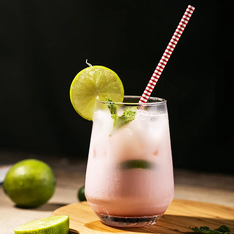 Customized Hot Sale Clear Water Glasses 370ml Party Use Beverage Cups