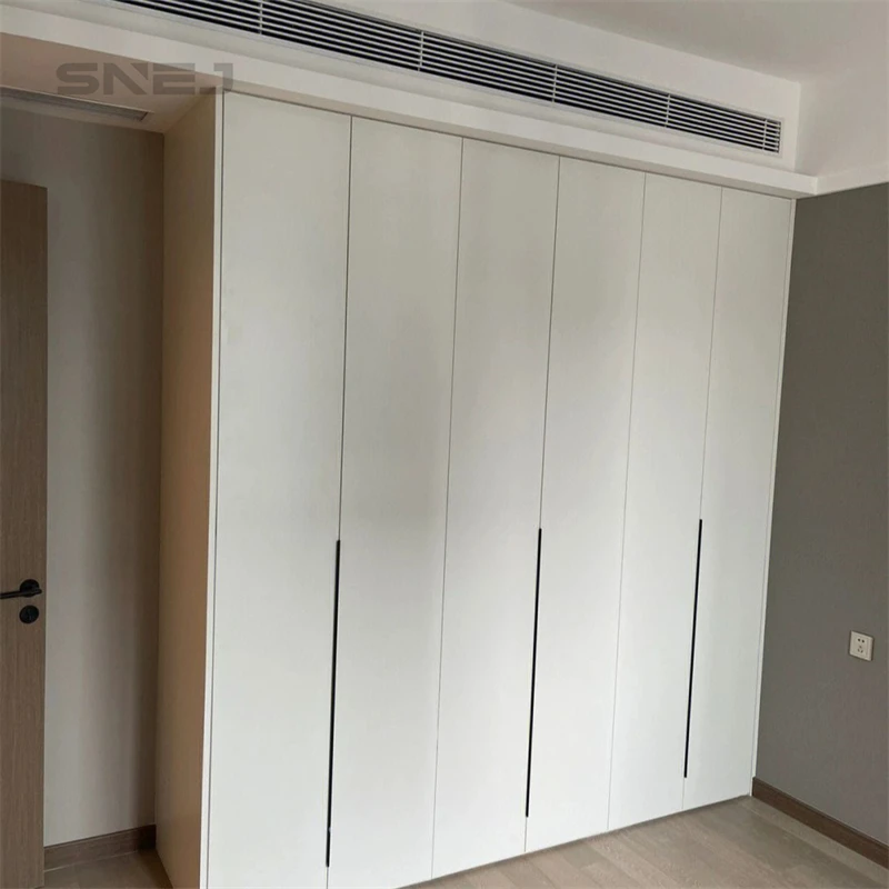 SNEJ Simple Design Modern Customization Wardrobes Sliding Door Closet for Villa Factory Most Popular Hot Sale Wardrobe Cabinet