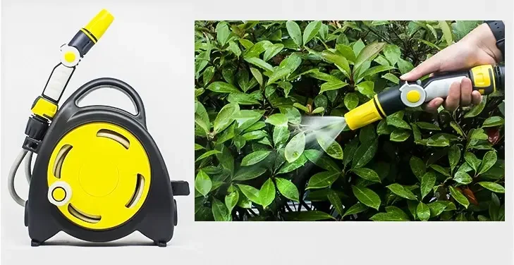 New Product Hot Selling Hand Crank Pipe Hose Reel For Garden Easy Movement Stable Stand Hose Reel