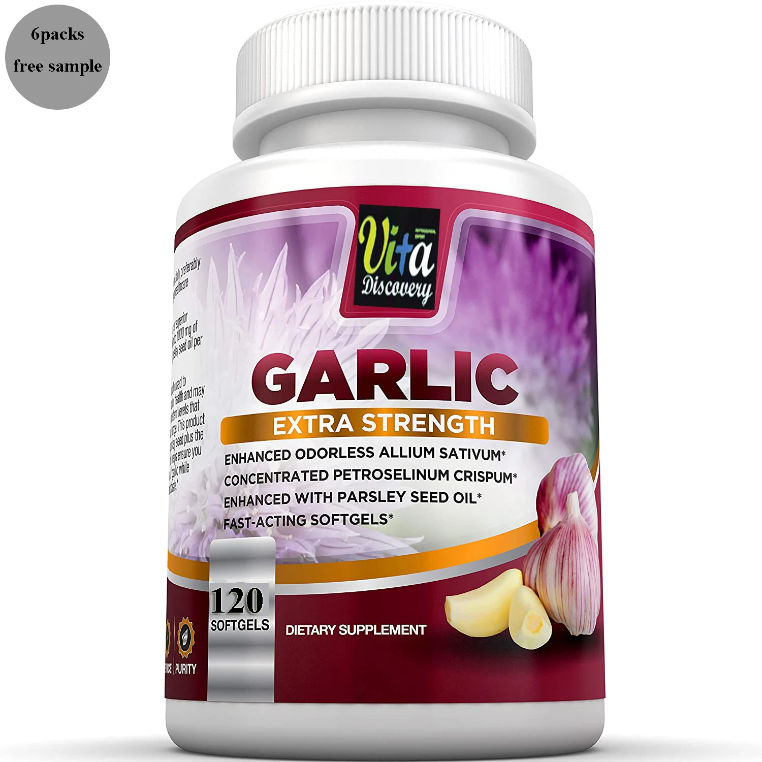 Wholesale Private Label Natural Fresh Black Garlic Seed Oil Softgel Capsules For Adults Relieve Fatigue