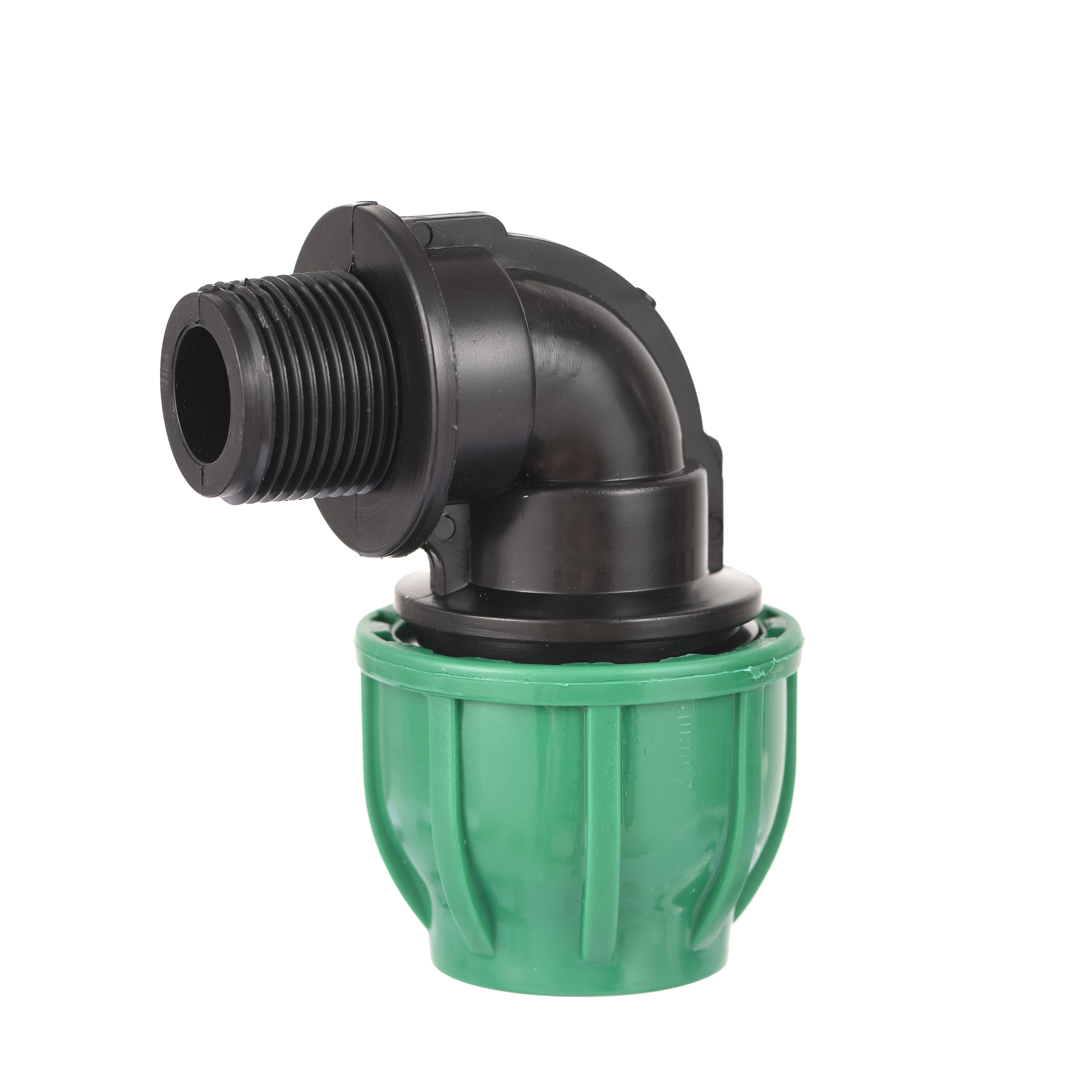 China Quality Supplier PP Pipe fittings PN10 16 PP Compression Fitting quick connector HDPE Pipe Male threaded Tee