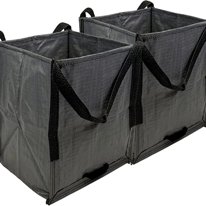 Portable Pp Woven fabric Storage Tote   Bag Reusable Foldable Eco-friendly Grocery woven polypropylene bags