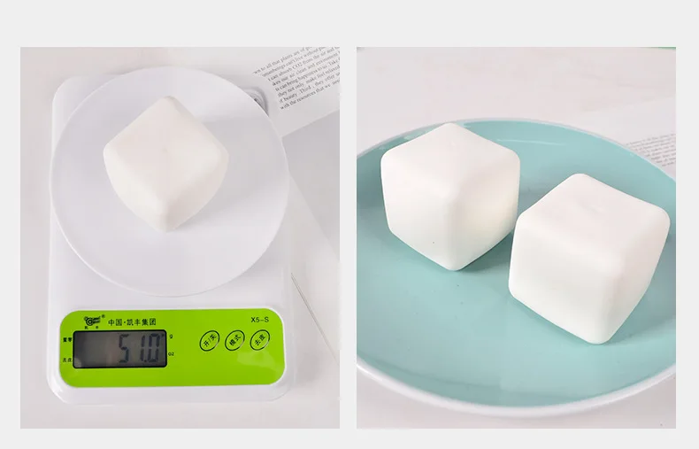 2024 Squeezed Tofu Soft Shaping Random Deformation Soft Squishy Stretchy Toy Stress Relief For Kids And Adults Wholesale