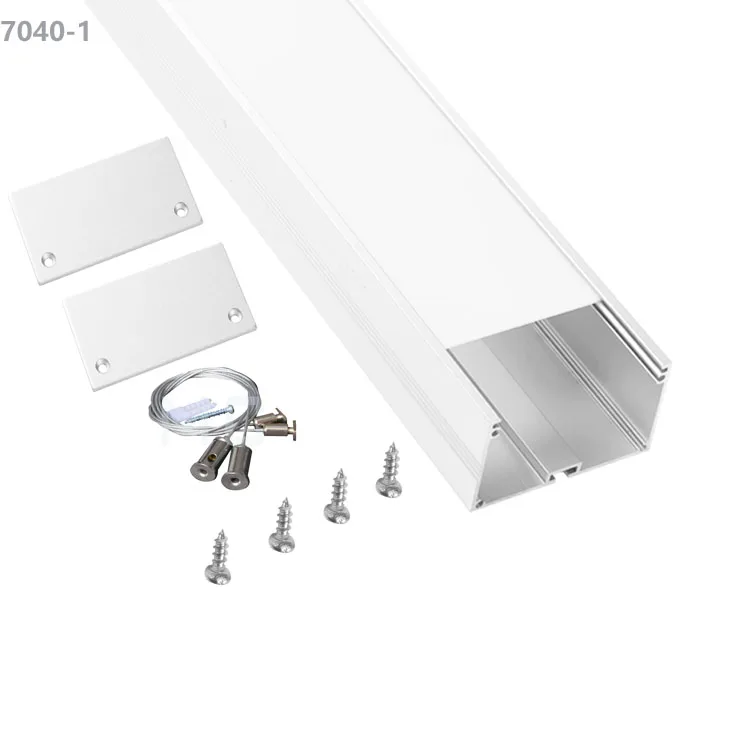 70*40 led line light aluminum profile customization led ceiling led channel line light shell design open mold customization