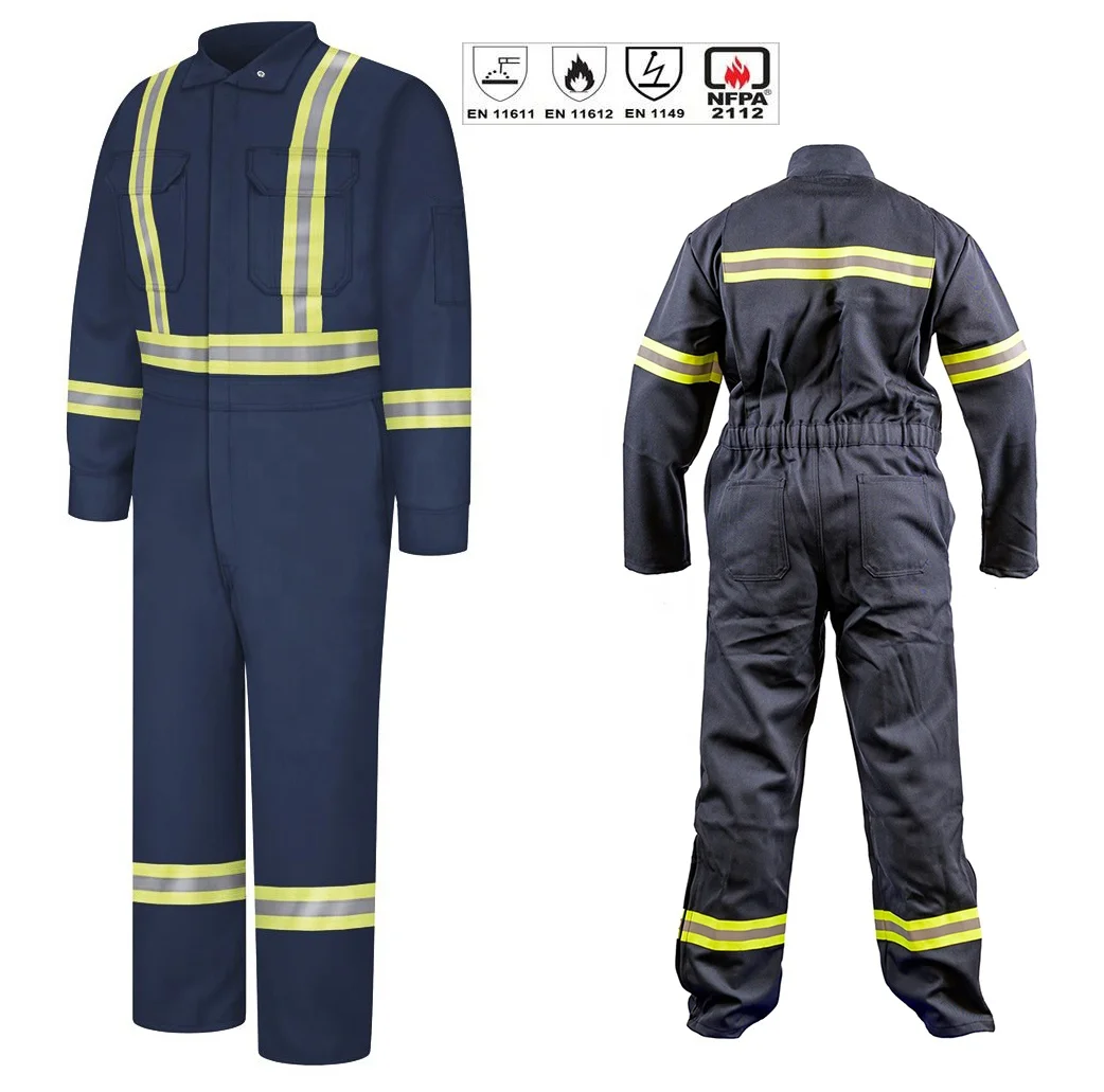 EN11612 D3 E3 Reusable Reflective Thermal Wool FR Protective Fire Retardant Clothing for Men Safety in Winter Working