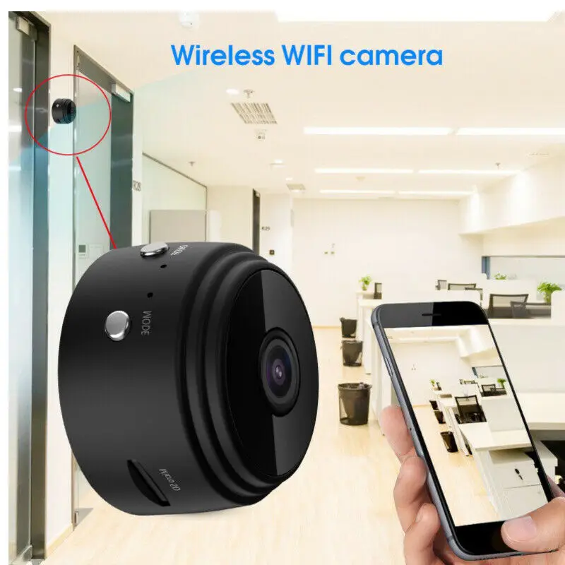 Мини-шпионская камера видеонаблюдения HD 1080 скрытая беспроводная Wi-Fi
