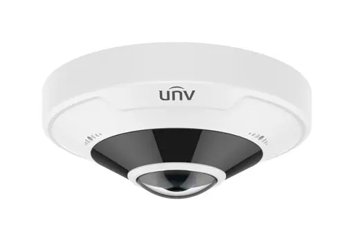 ДООН Uniview 4K со сверхвысоким разрешением Ultra HD антивандальном Fisheye панорамный 360 градусов Фиксированная купольная камера IPC868ER-VF18-B