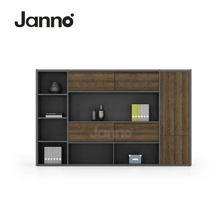 Роскошный современный офисный шкаф для хранения документов ширина 3 6 м деревянная книжная полка