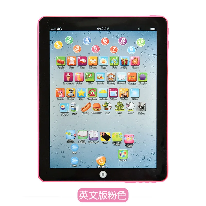 Children English Learning Machine Kids Toy Laptops Pc Tablet For Kids